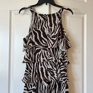 Animal print dress size 14